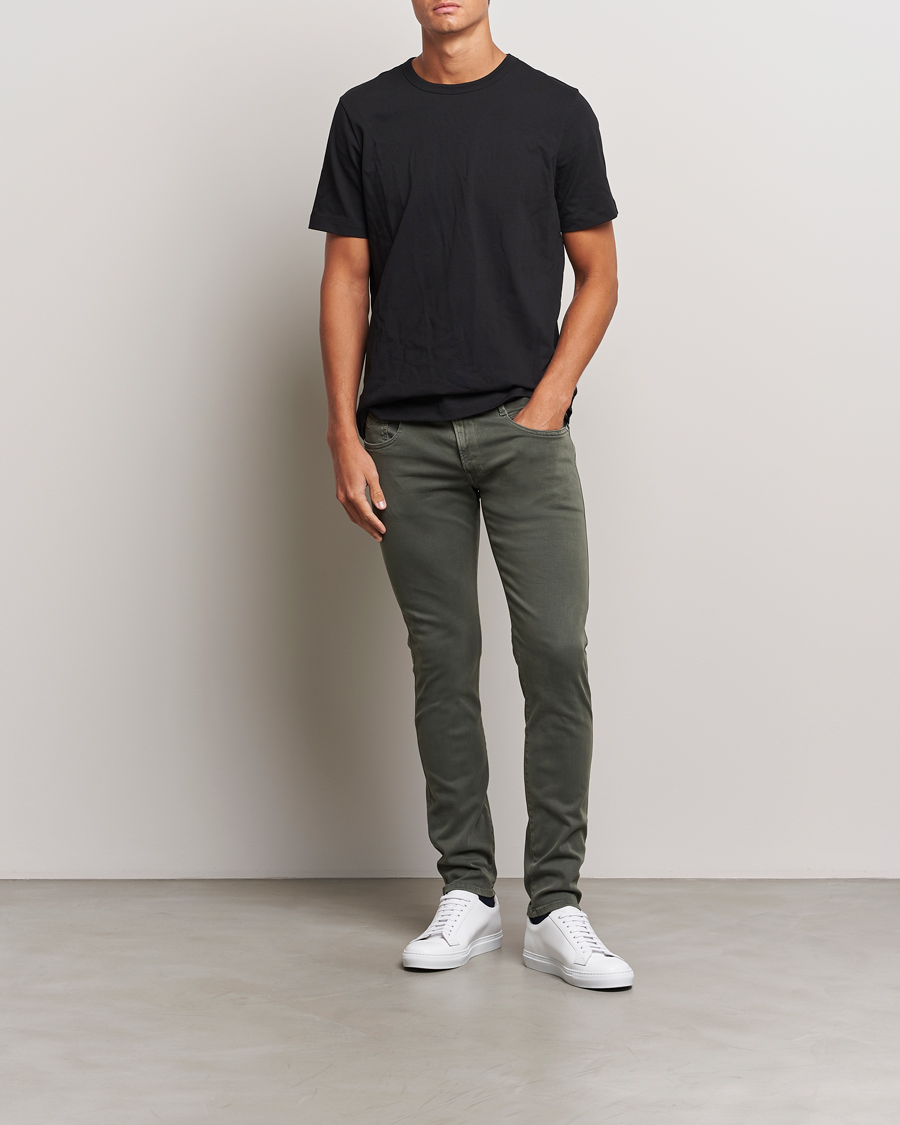 Men | Trousers | Replay | Anbass Hyperflex X.Lite 5-Pocket Pants Dark Green