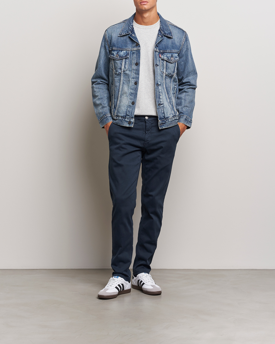 Men | Trousers | Replay | Benni Hyperflex X-Lite Chinos Navy