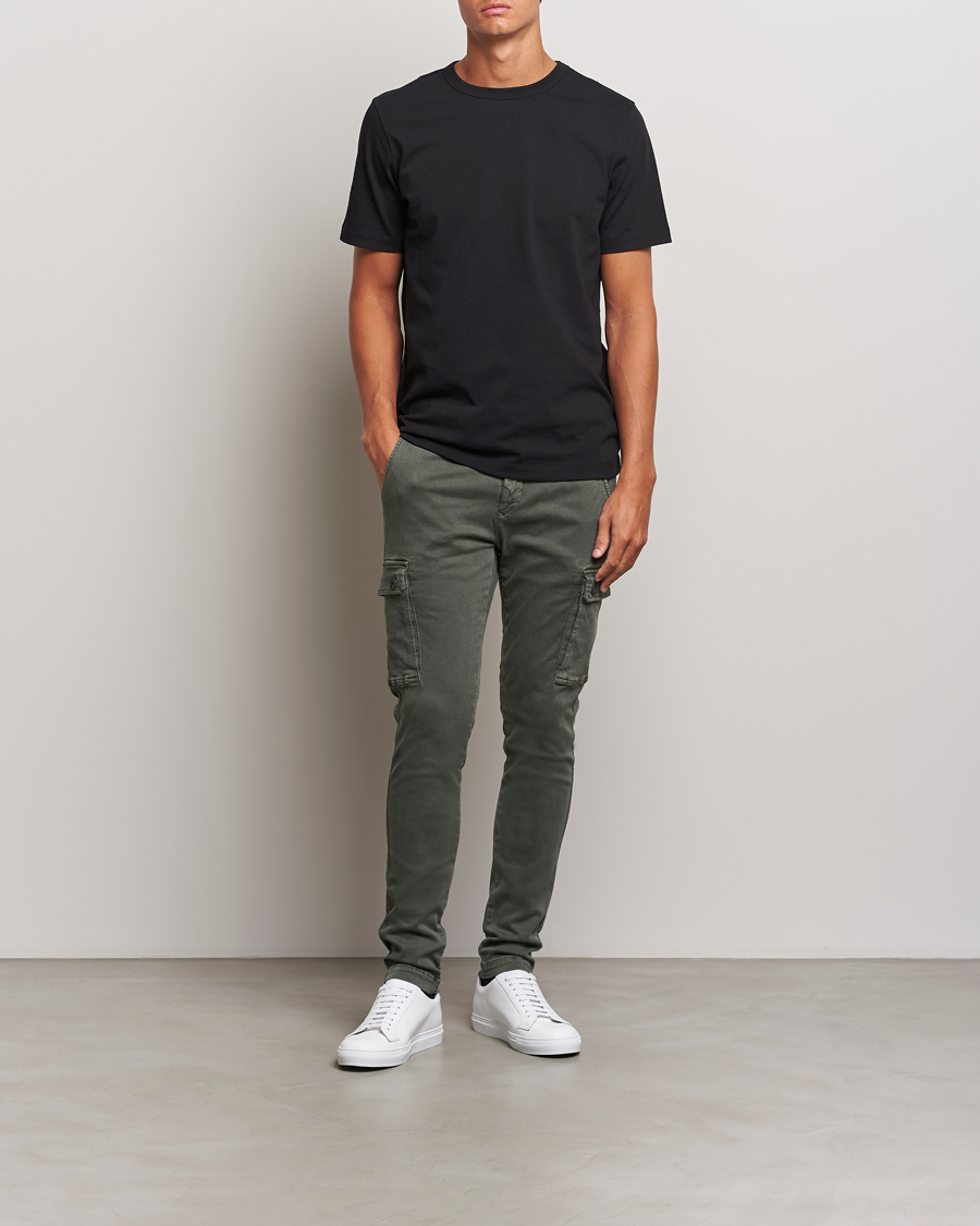 Men | Trousers | Replay | Jaan Hyperflex Cargo Pants Dark Green