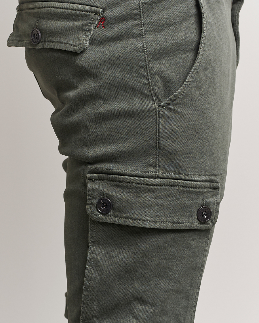 Men | Trousers | Replay | Jaan Hyperflex Cargo Pants Dark Green