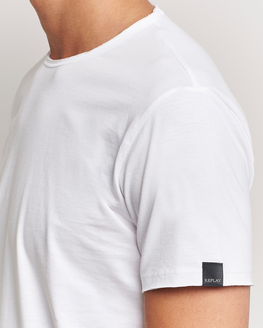 Men | T-Shirts | Replay | Crew Neck T-Shirt White