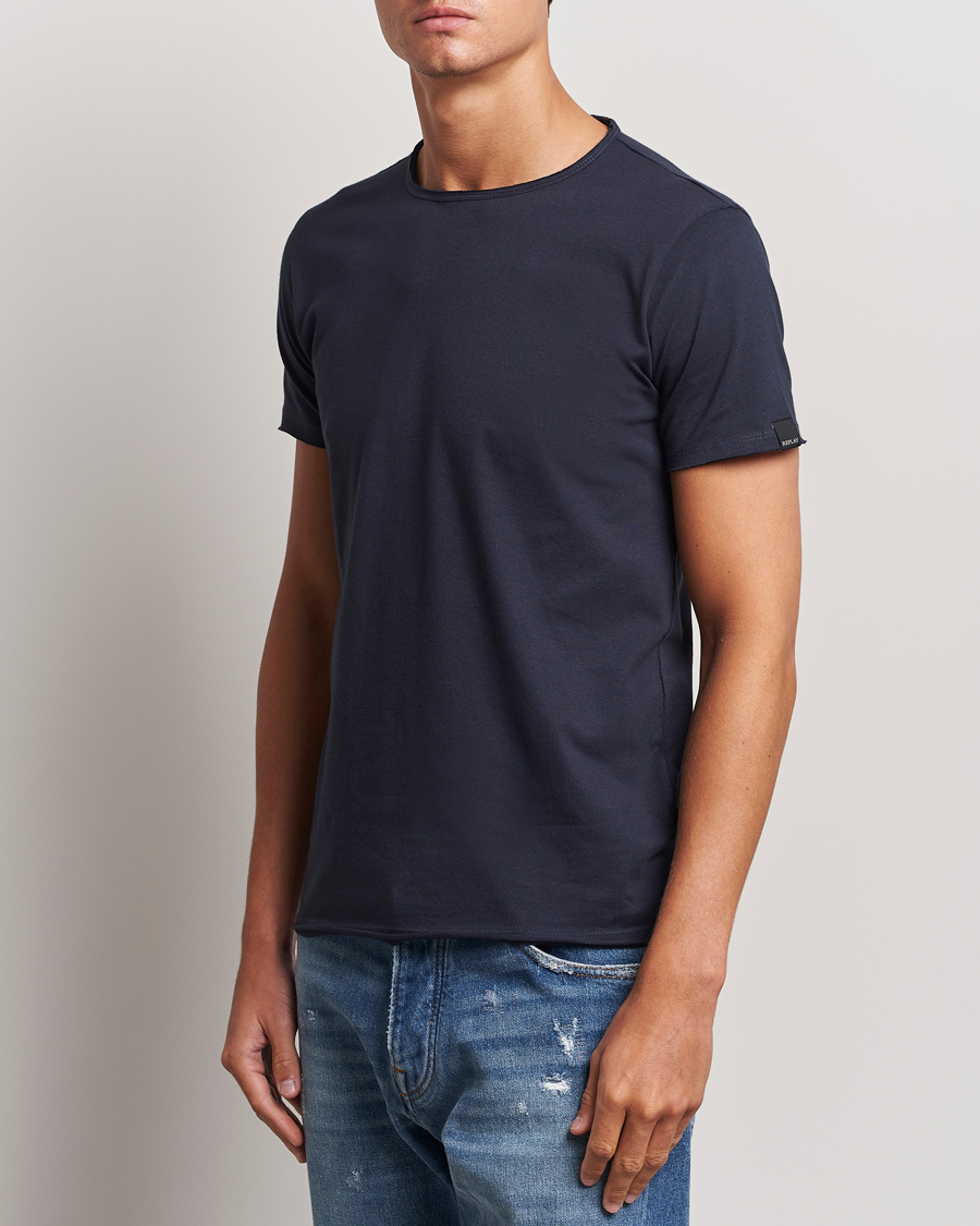 Men | T-Shirts | Replay | Crew Neck T-Shirt Night Blue