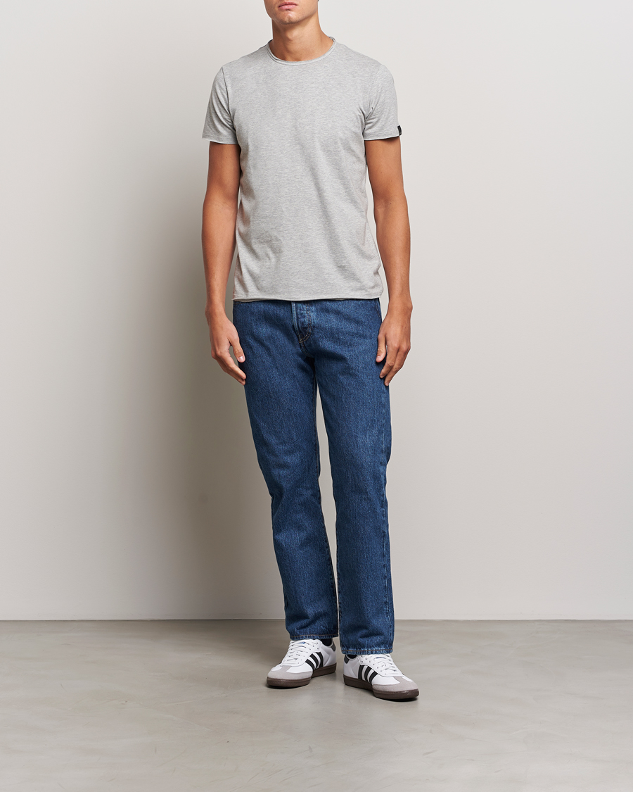 Men | T-Shirts | Replay | Crew Neck T-Shirt Light Grey Melange