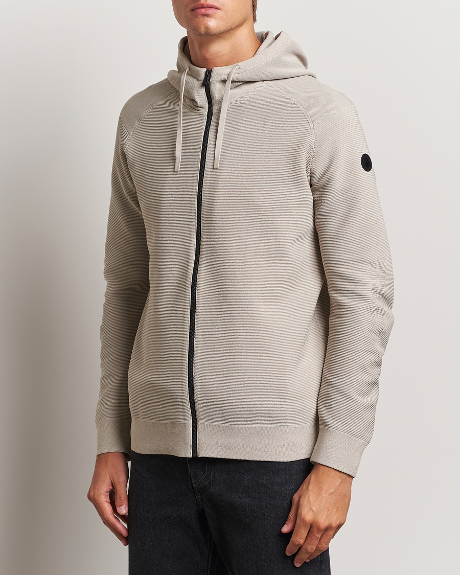 Men | Sweaters & Knitwear | Sail Racing | Element Seamless Full Zip Hoodie Sand