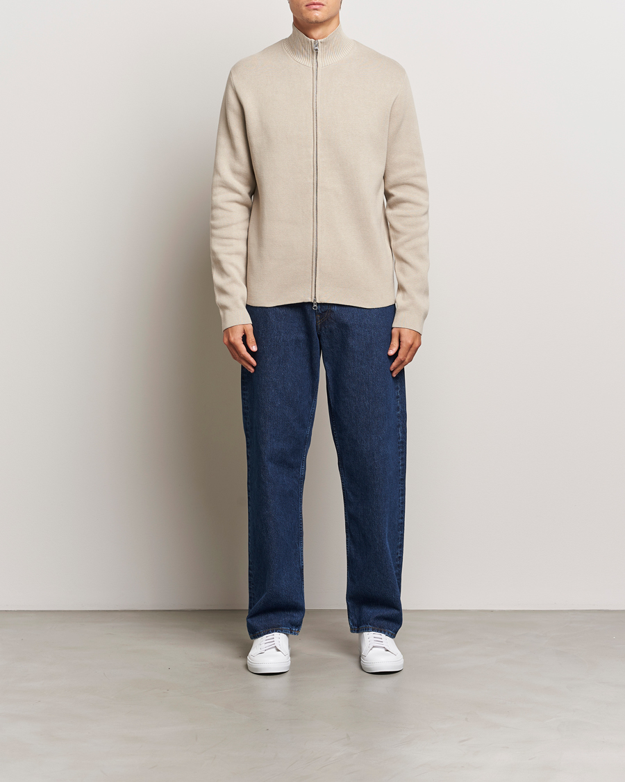 Men | Sweaters & Knitwear | Samsøe Samsøe | Niklas Full Zip Abbey Stone