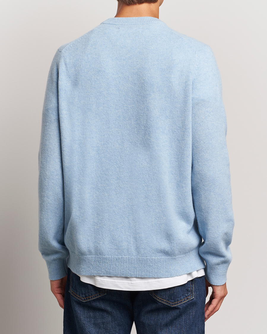 Men | Sweaters & Knitwear | Samsøe Samsøe | Isak Knitted Crew Neck Subdued Blue