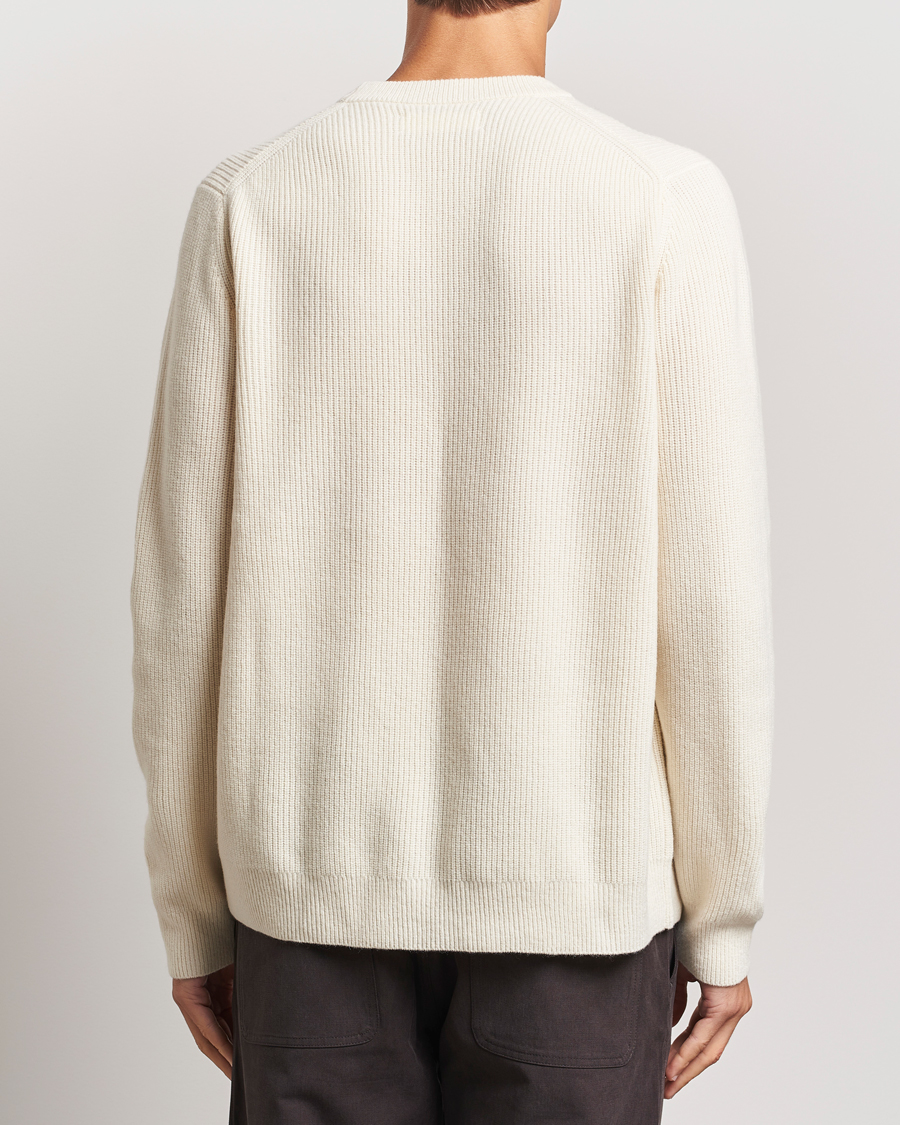 Men | Sweaters & Knitwear | Samsøe Samsøe | Isaks Knitted Crew Neck Clear Cream