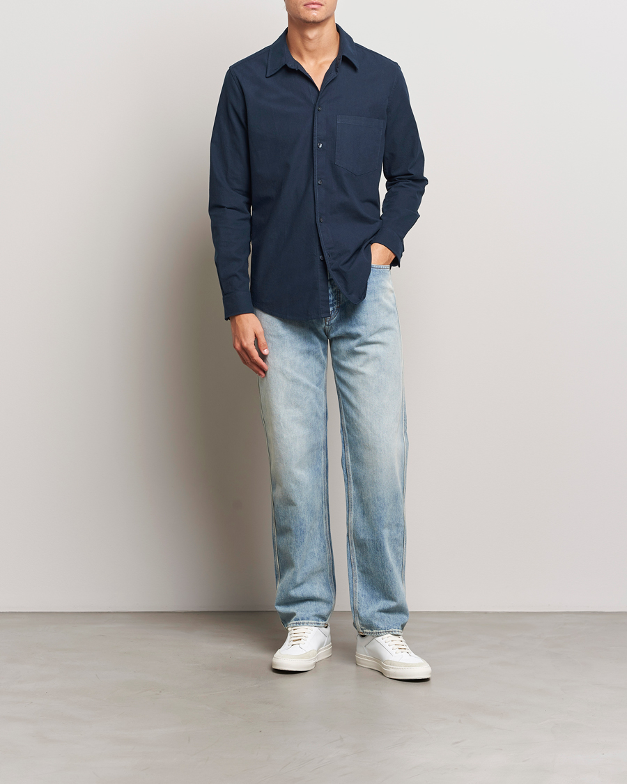Men | Shirts | Samsøe Samsøe | Liam Shirt Salute Navy