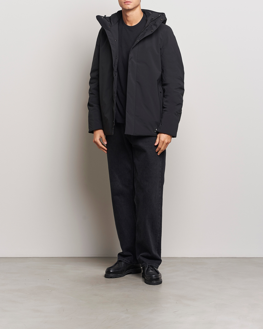 Men | Coats & Jackets | Samsøe Samsøe | John Hooded Down Jacket Black