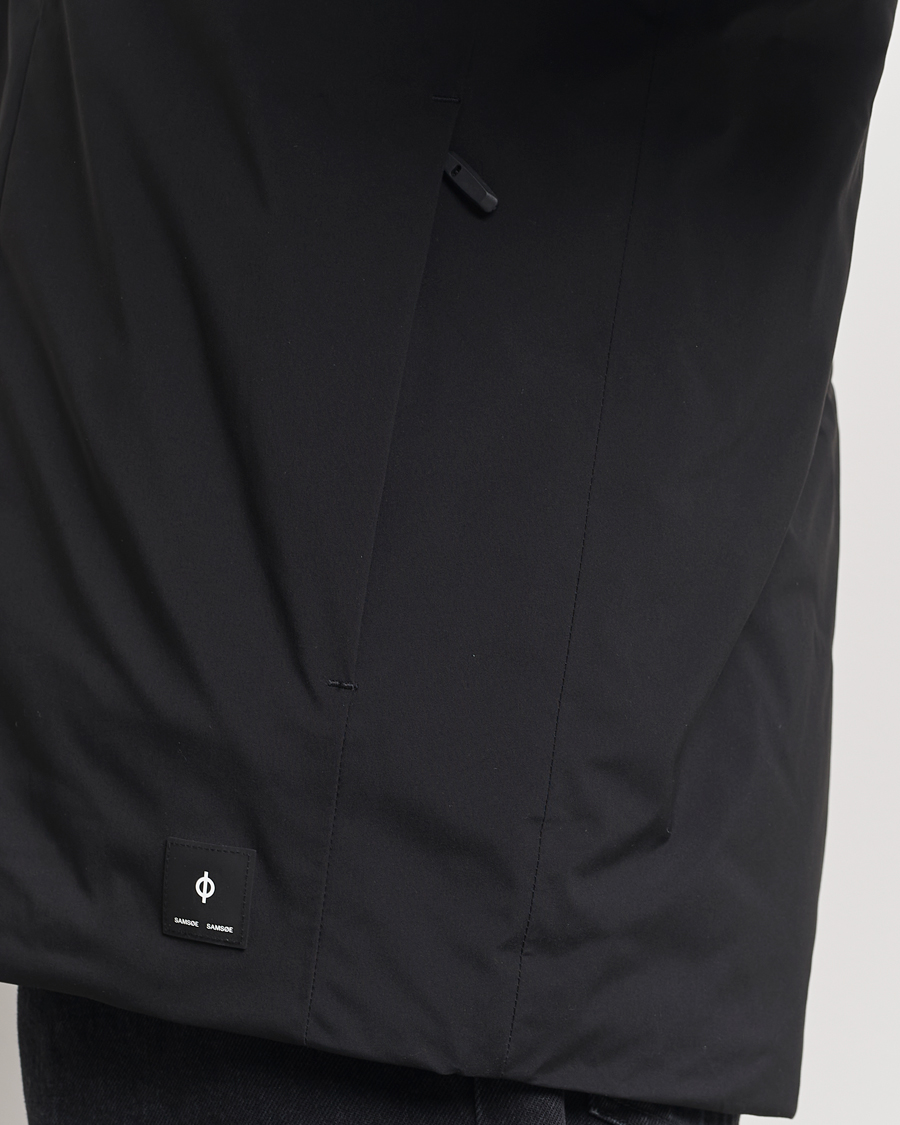 Men | Coats & Jackets | Samsøe Samsøe | John Hooded Down Jacket Black