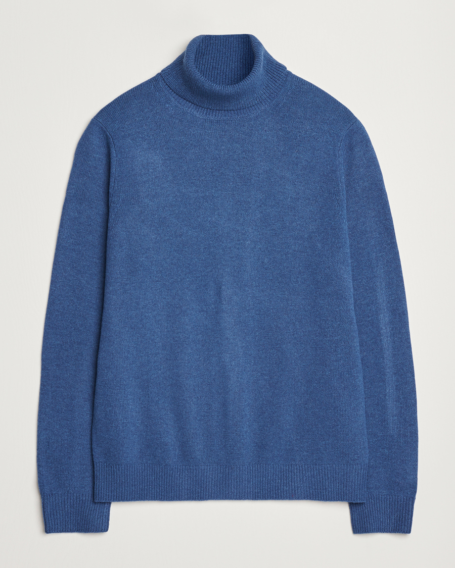 Men | Sweaters & Knitwear | Samsøe Samsøe | Isak Knitted Turtleneck True Navy