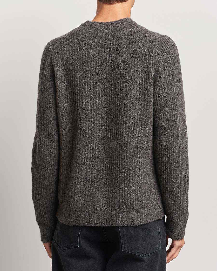 Men | Sweaters & Knitwear | Samsøe Samsøe | Koji Rib Knitted V-Neck Volcanic Ash