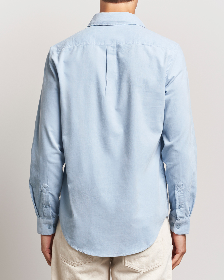 Men | Shirts | Samsøe Samsøe | Liam Baby Cord Shirt Subdued Blue