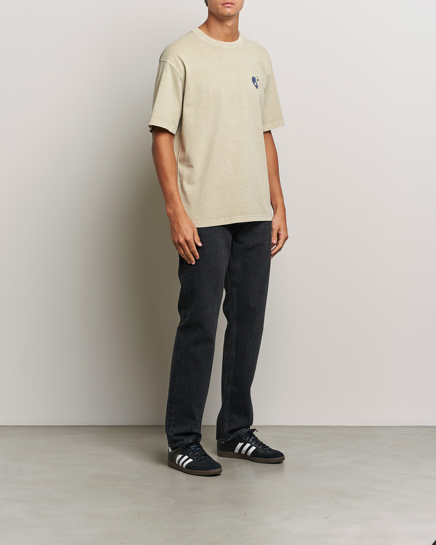 Men | T-Shirts | Samsøe Samsøe | Poetry Printed T-Shirt Abbey Stone Balance