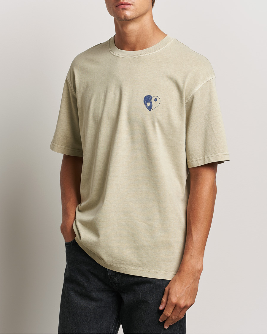 Men | T-Shirts | Samsøe Samsøe | Poetry Printed T-Shirt Abbey Stone Balance