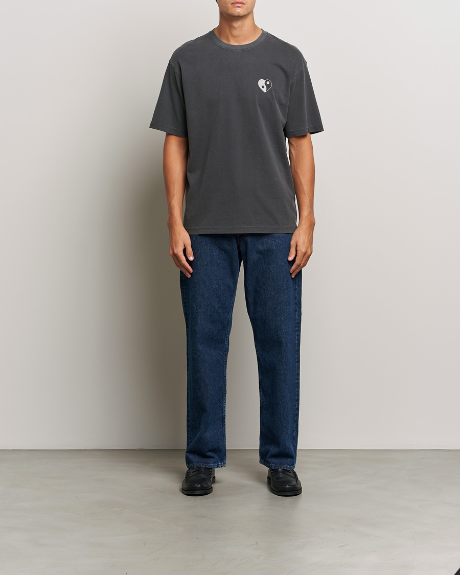 Men | T-Shirts | Samsøe Samsøe | Poetry Printed T-Shirt Black Balance