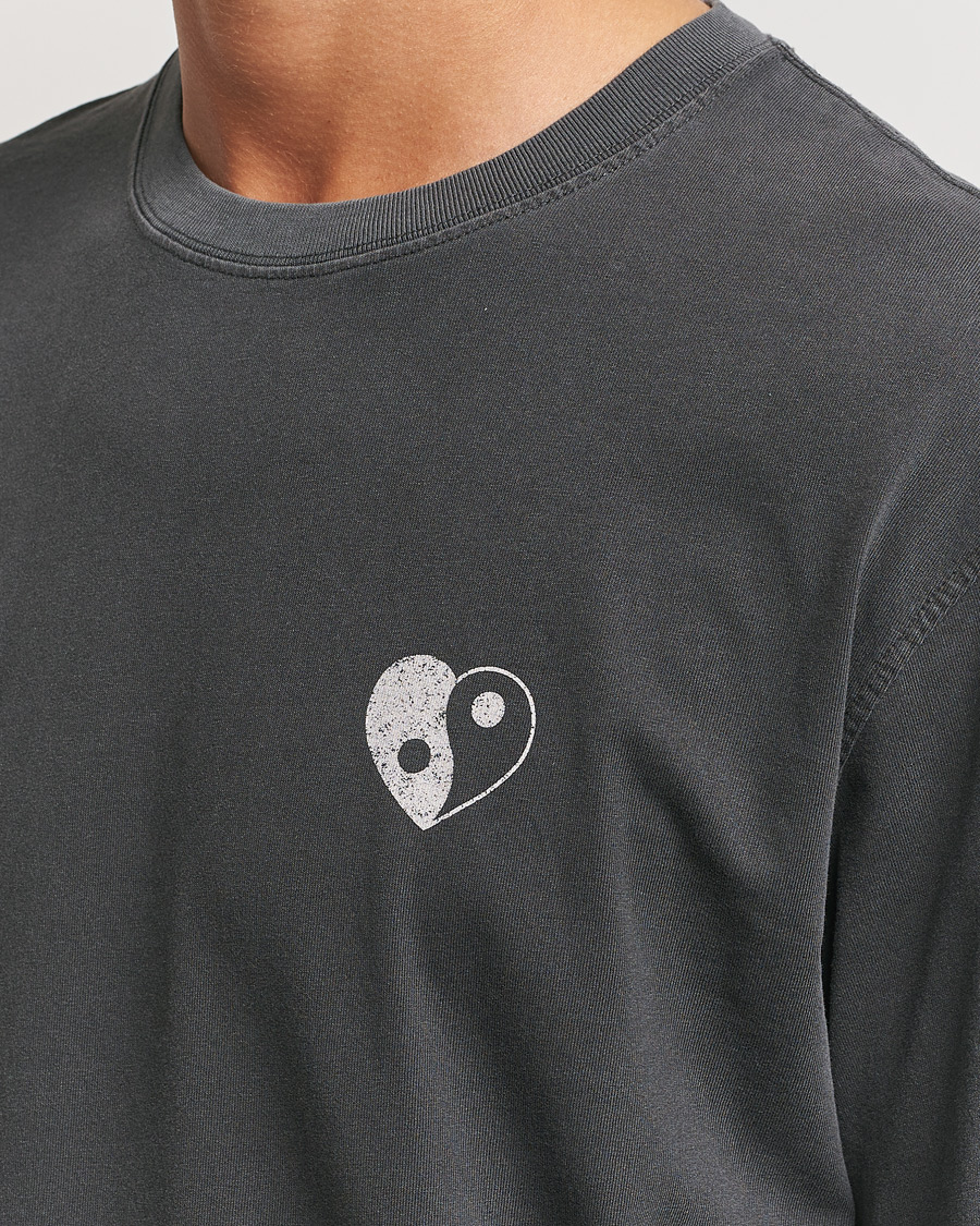 Men | T-Shirts | Samsøe Samsøe | Poetry Printed T-Shirt Black Balance