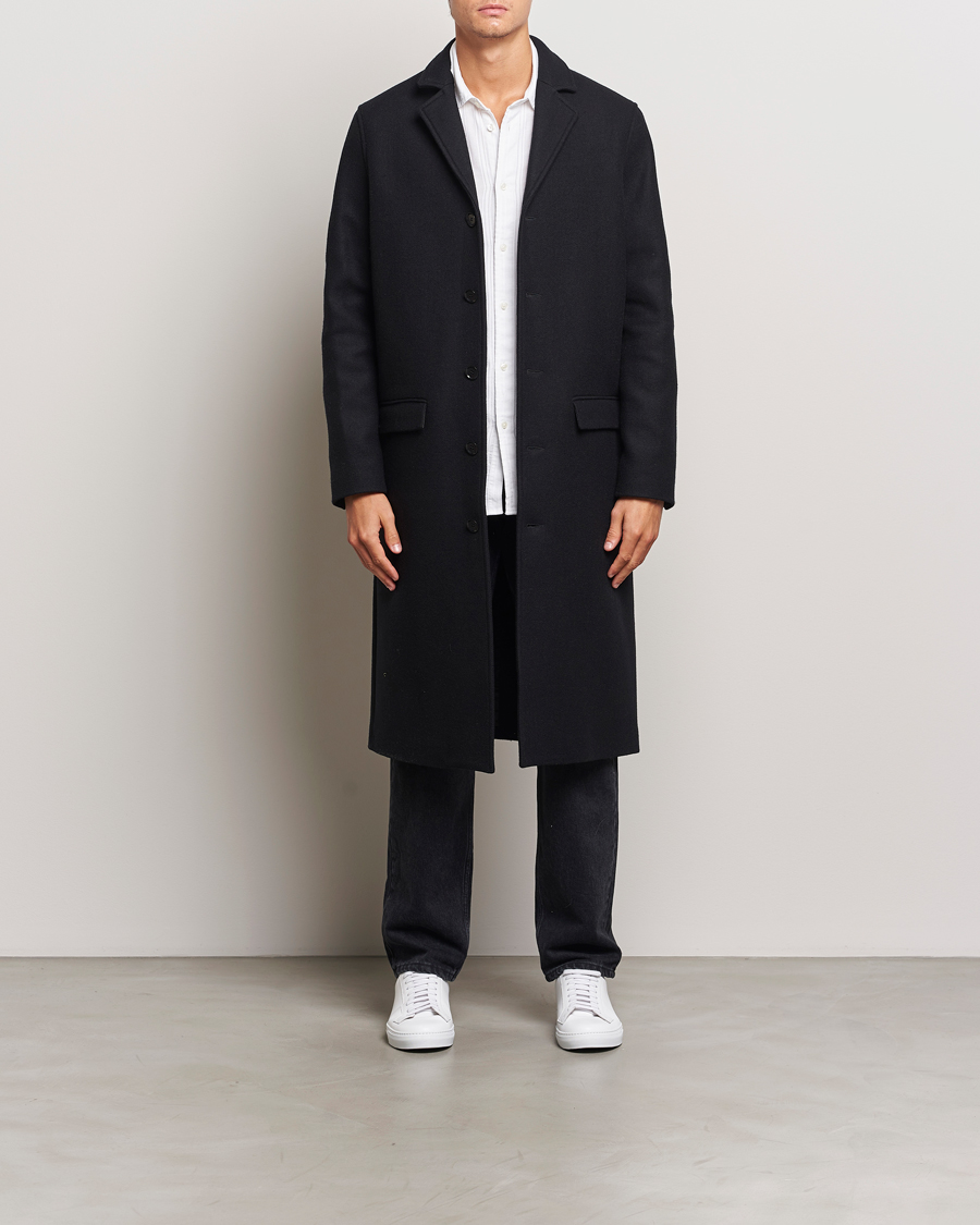 Men | Coats & Jackets | Samsøe Samsøe | Tefsa Wool Coat Black
