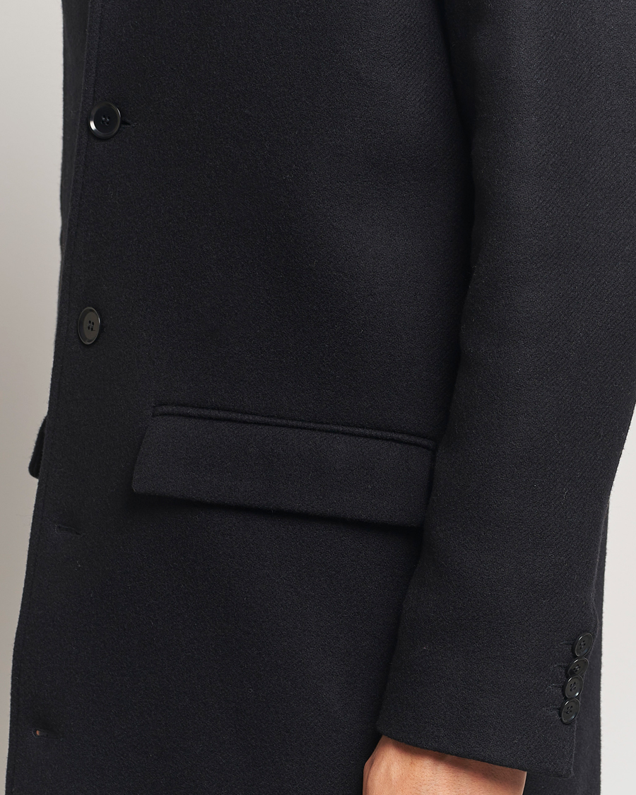 Men | Coats & Jackets | Samsøe Samsøe | Tefsa Wool Coat Black