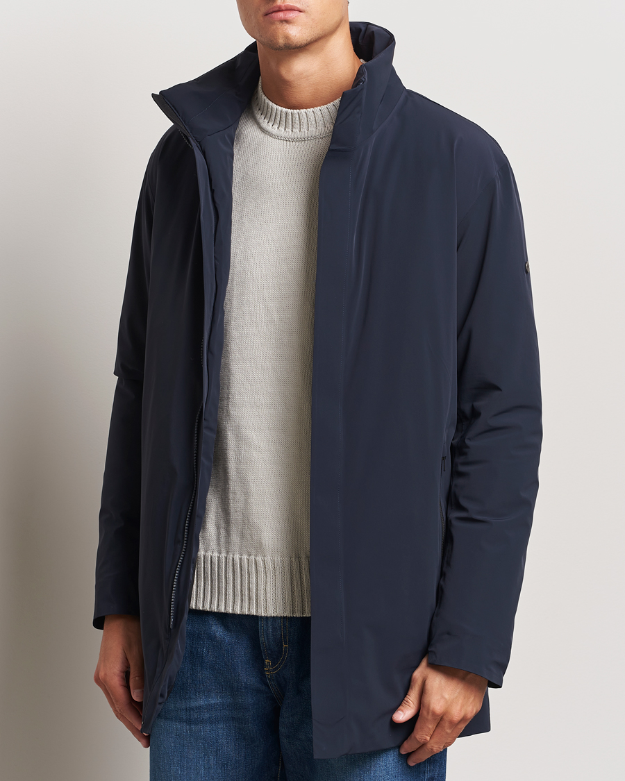 Men | Coats & Jackets | Scandinavian Edition | Town II Waterproof Lightweight Coat Midnight Blue