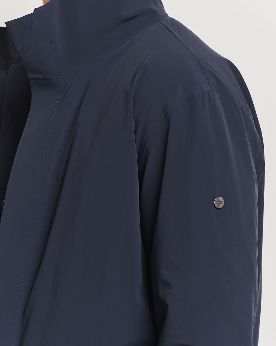 Men | Coats & Jackets | Scandinavian Edition | Town II Waterproof Lightweight Coat Midnight Blue