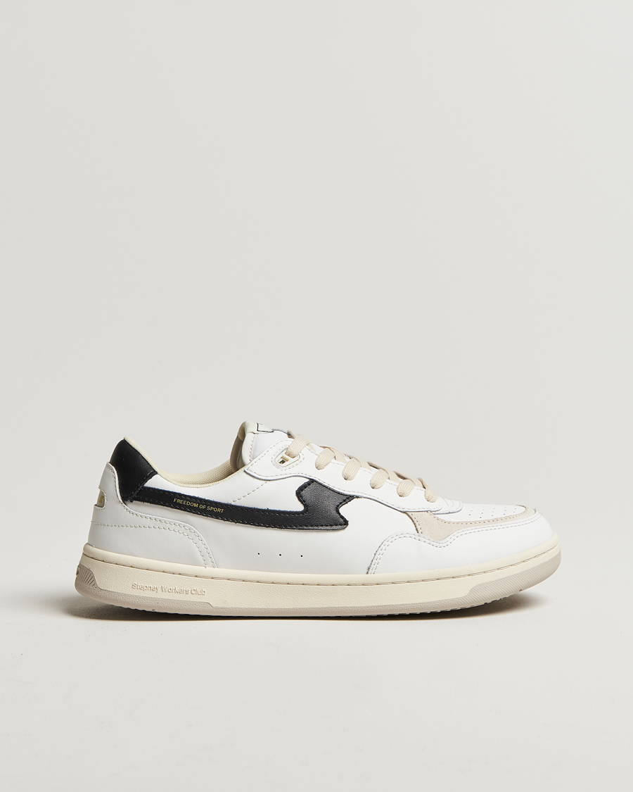 Men | Sneakers | Stepney Workers Club | Pro Cup 01 S-Strike Leather Sneaker White/Black