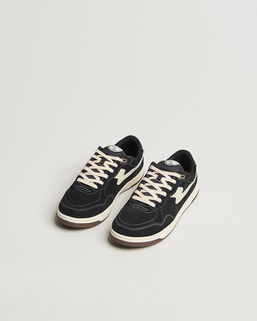 Men | Stepney Workers Club Pro Cup 01 S-Strike Suede Sneaker Black White | Stepney Workers Club | Pro Cup 01 S-Strike Suede Sneaker Black White