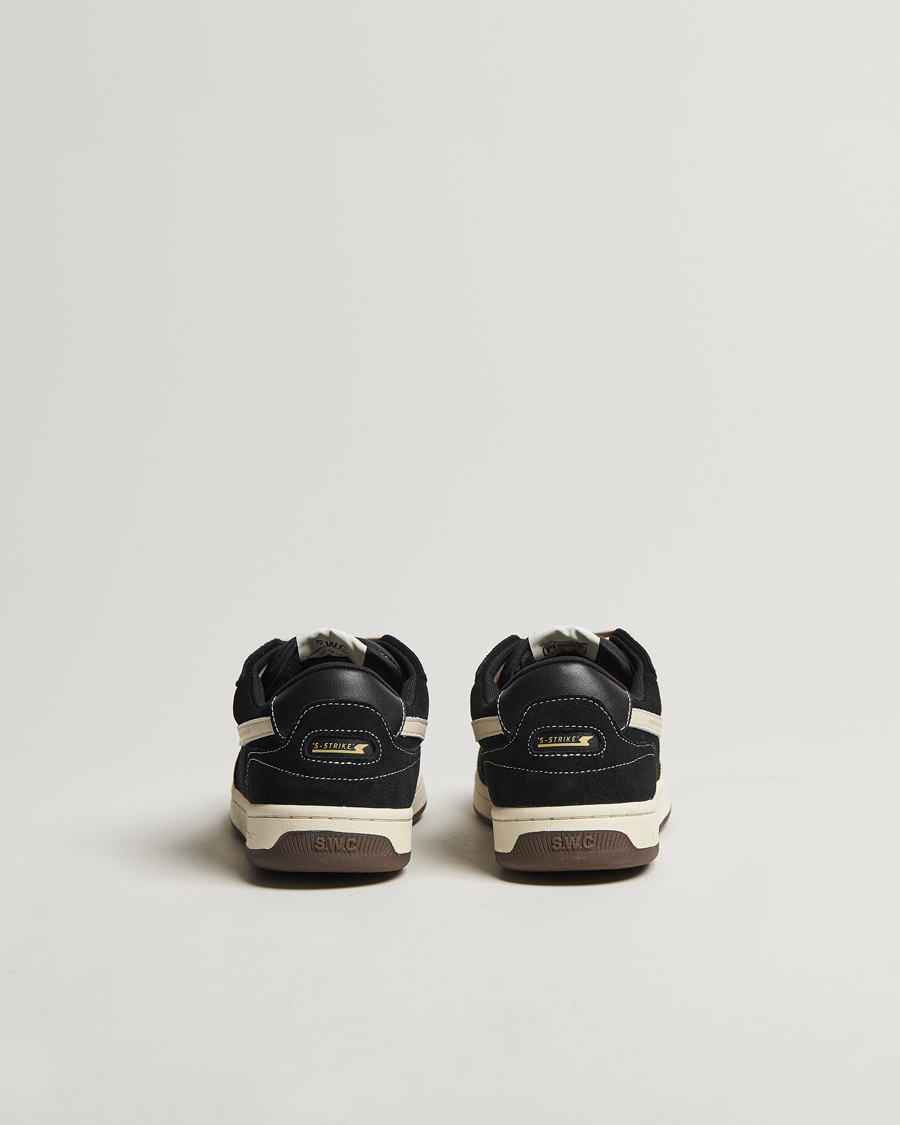 Men | Stepney Workers Club Pro Cup 01 S-Strike Suede Sneaker Black White | Stepney Workers Club | Pro Cup 01 S-Strike Suede Sneaker Black White