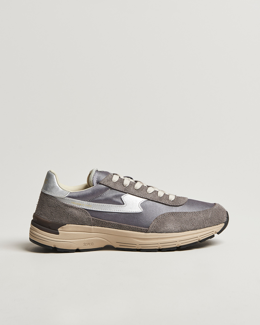 Men | Stepney Workers Club Osier S-Strike Runner Sneaker Dark Silver | Stepney Workers Club | Osier S-Strike Runner Sneaker Dark Silver