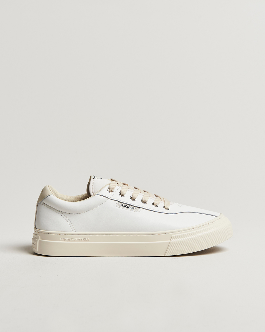 Men | Sneakers | Stepney Workers Club | Dellow 02 Cupsole Leather Sneaker White