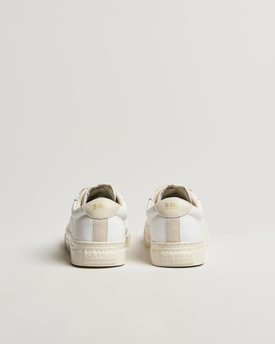 Men | Sneakers | Stepney Workers Club | Dellow 02 Cupsole Leather Sneaker White