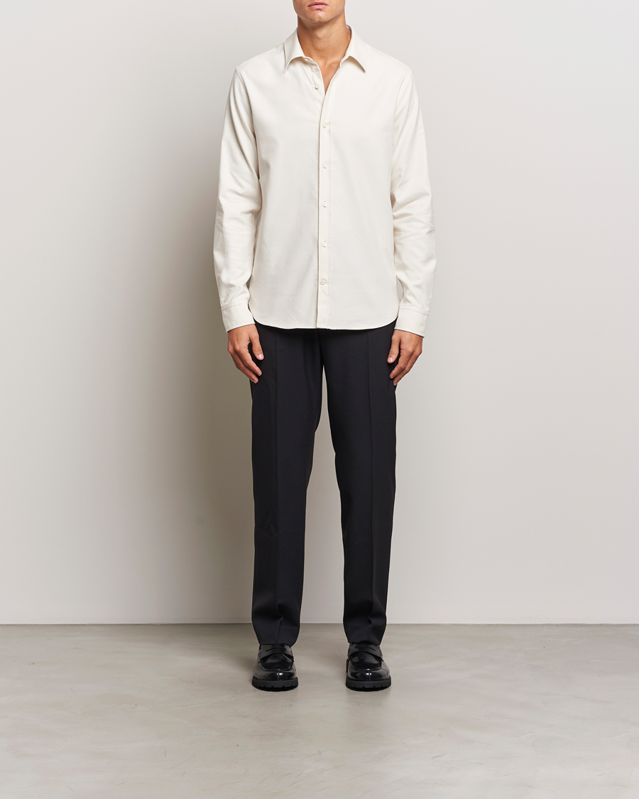 Men | Shirts | Tiger of Sweden | Benjamins Brushed Twill Shirt Seashell