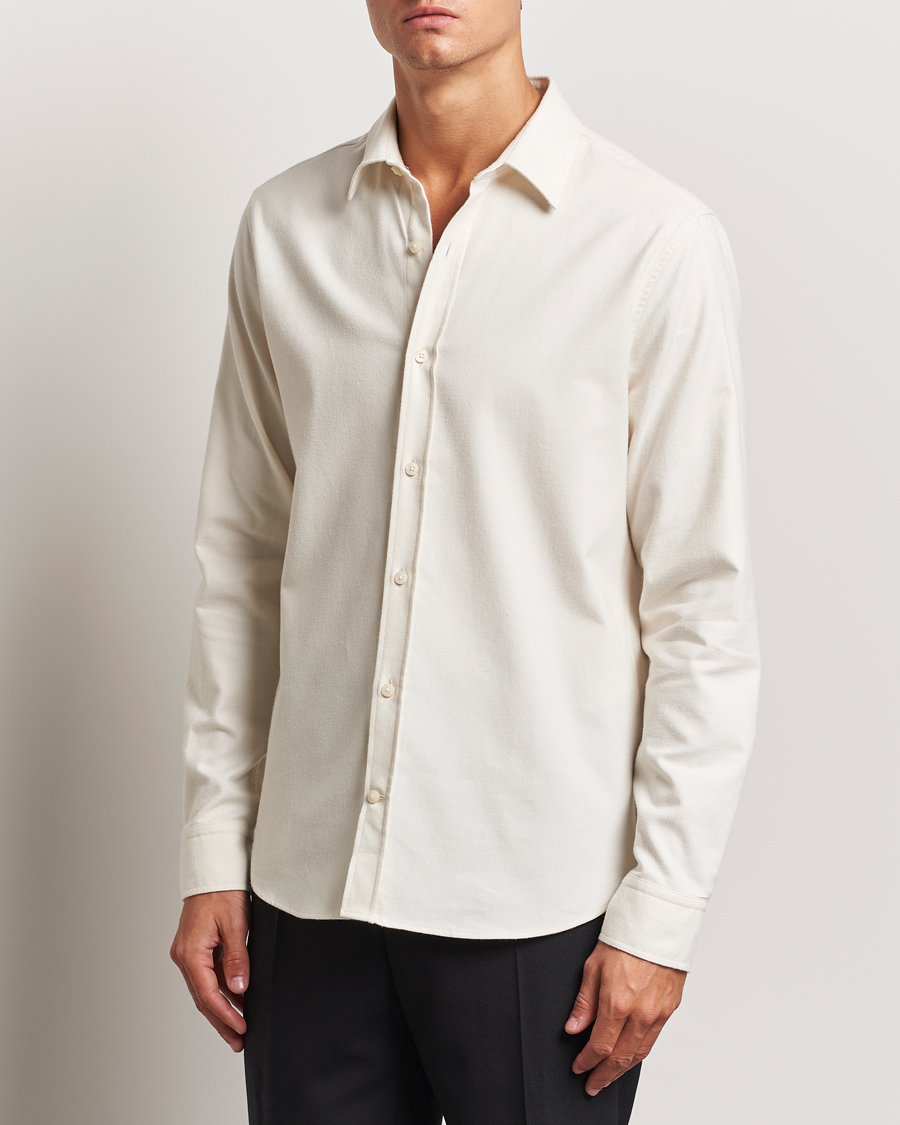 Men | Shirts | Tiger of Sweden | Benjamins Brushed Twill Shirt Seashell