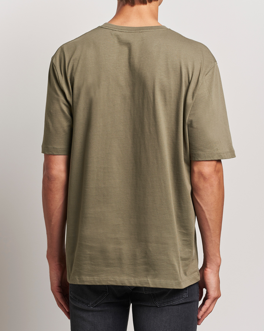 Men | T-Shirts | Tiger of Sweden | Pro Cotton Logo T-Shirt October Sage