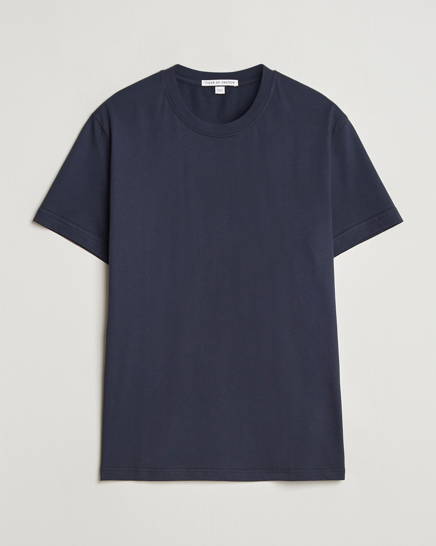 Men | T-Shirts | Tiger of Sweden | Dillan Crew Neck T-Shirt Light Ink