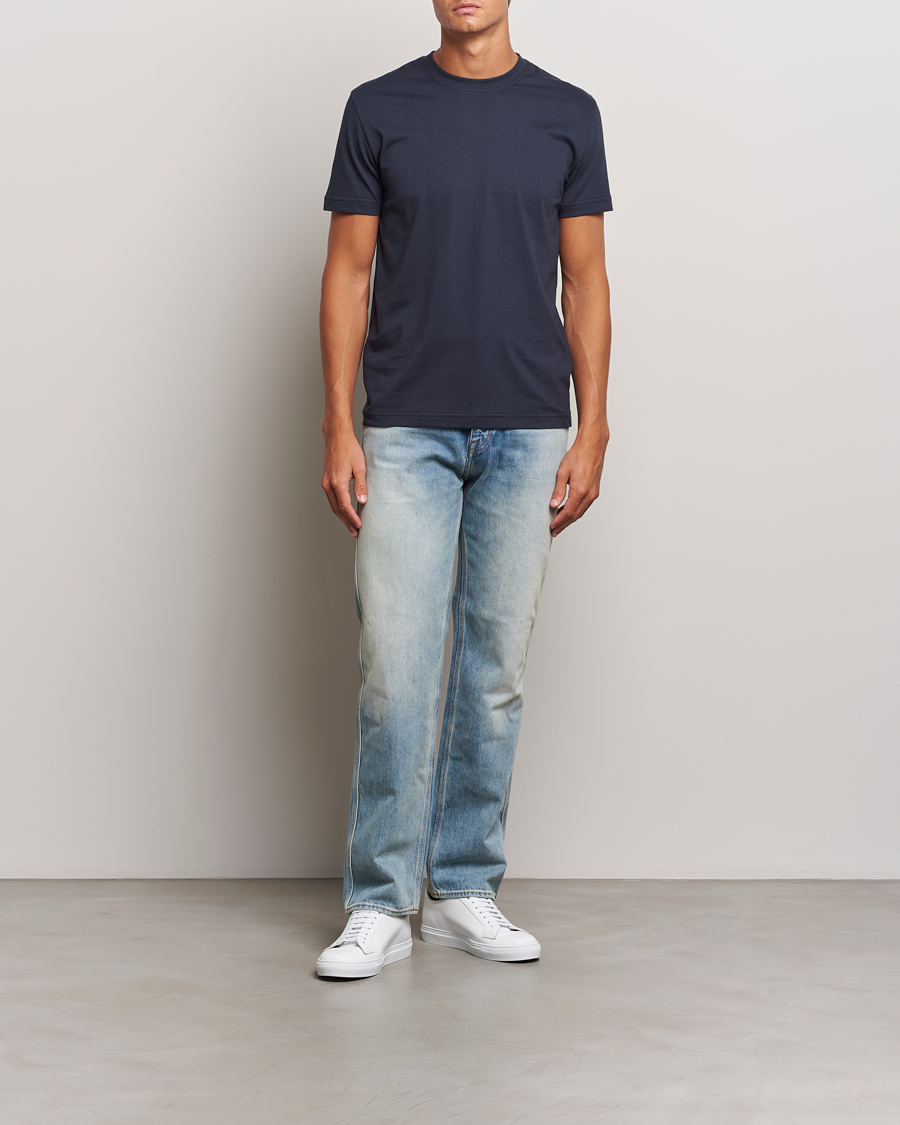 Men | T-Shirts | Tiger of Sweden | Dillan Crew Neck T-Shirt Light Ink