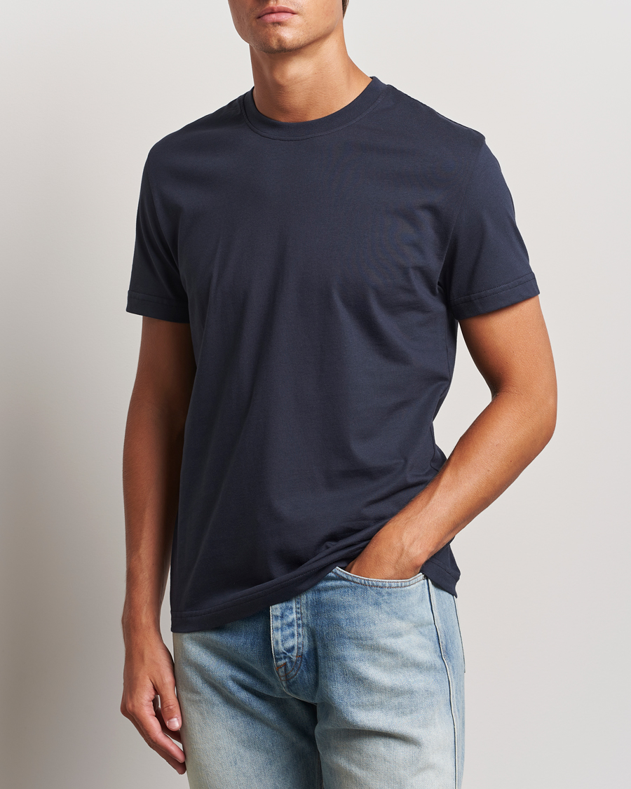 Men | T-Shirts | Tiger of Sweden | Dillan Crew Neck T-Shirt Light Ink