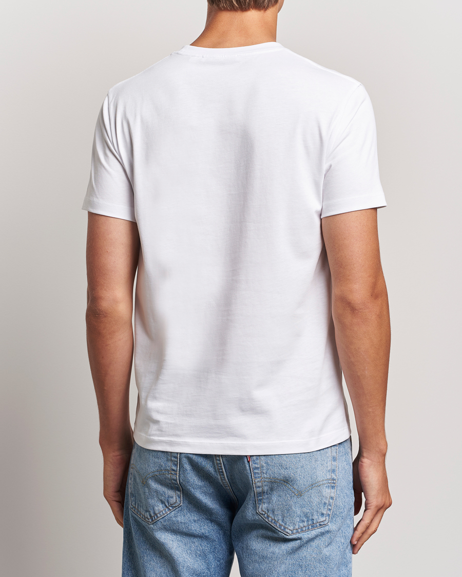 Men | T-Shirts | Tiger of Sweden | Dillan Logo Crew Neck T-Shirt Pure White