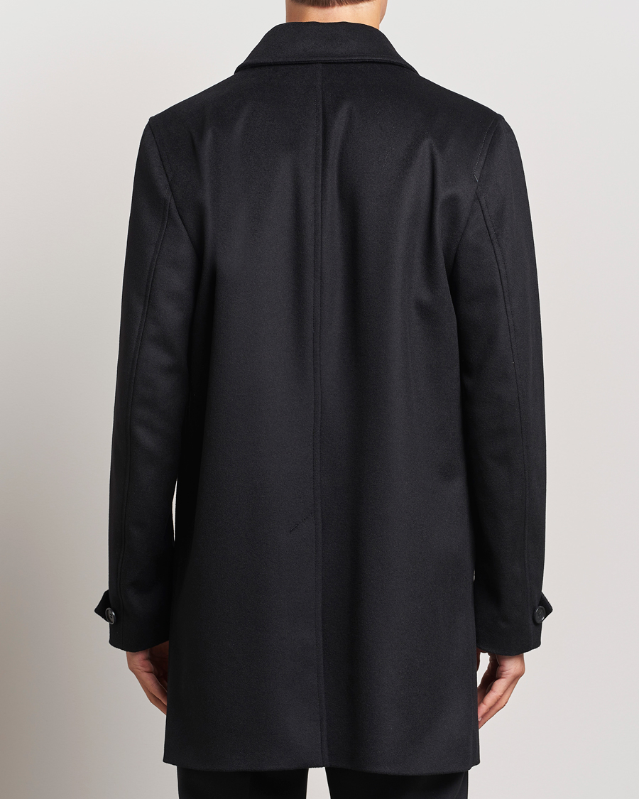 Men | Coats & Jackets | Tiger of Sweden | Cane Wool/Cashmere Coat Black