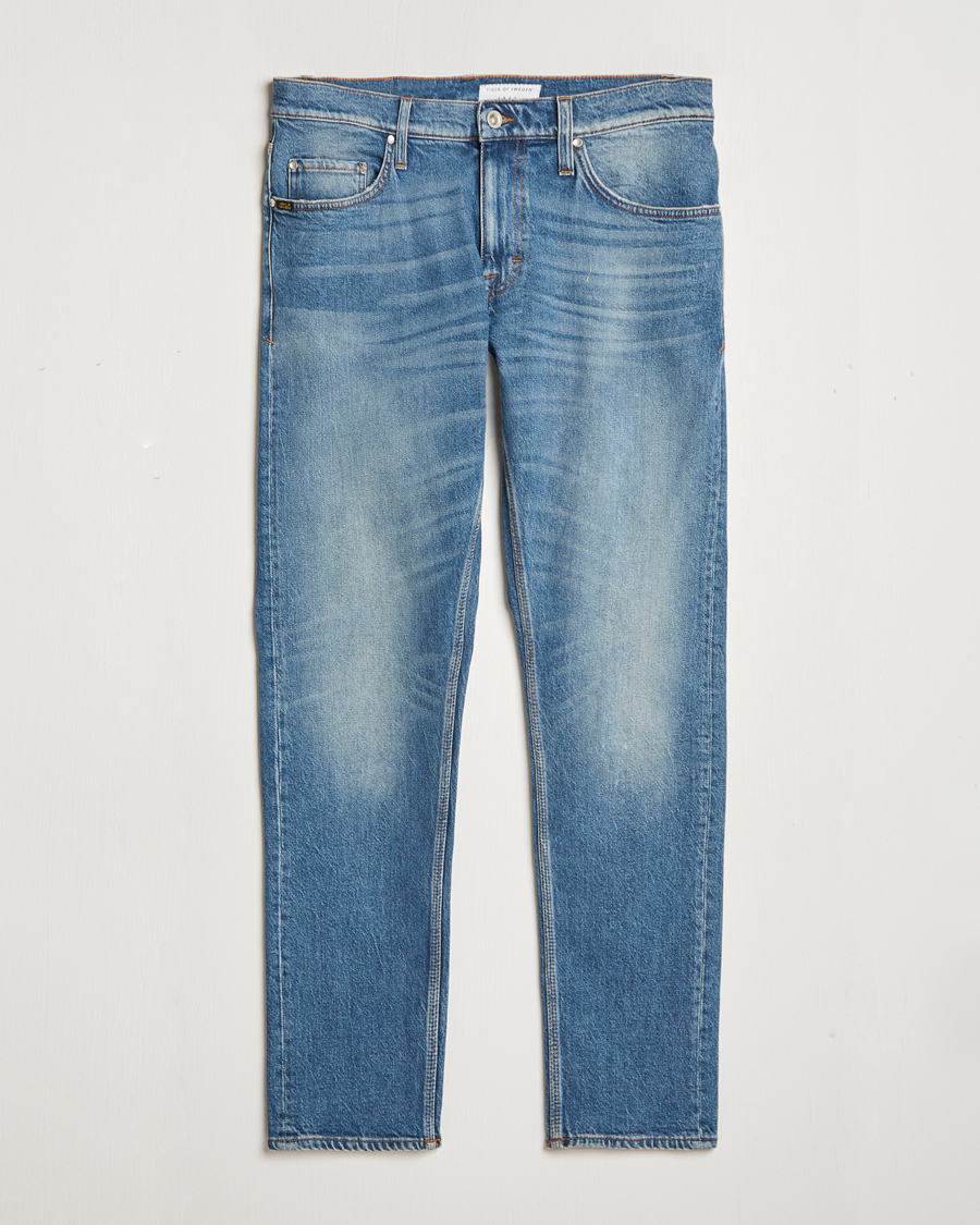 Men | Jeans | Tiger of Sweden | Pistolero Stretch Cotton Jeans Medium Blue