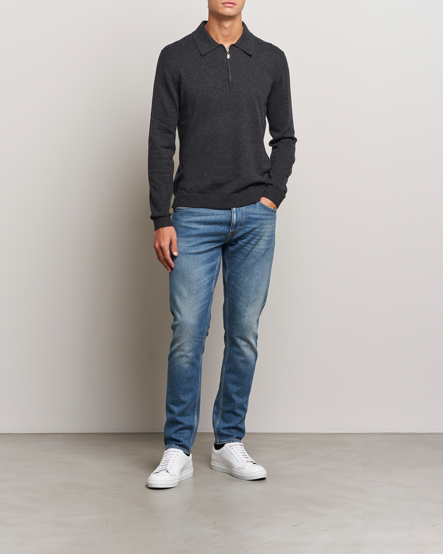 Men | Jeans | Tiger of Sweden | Pistolero Stretch Cotton Jeans Medium Blue