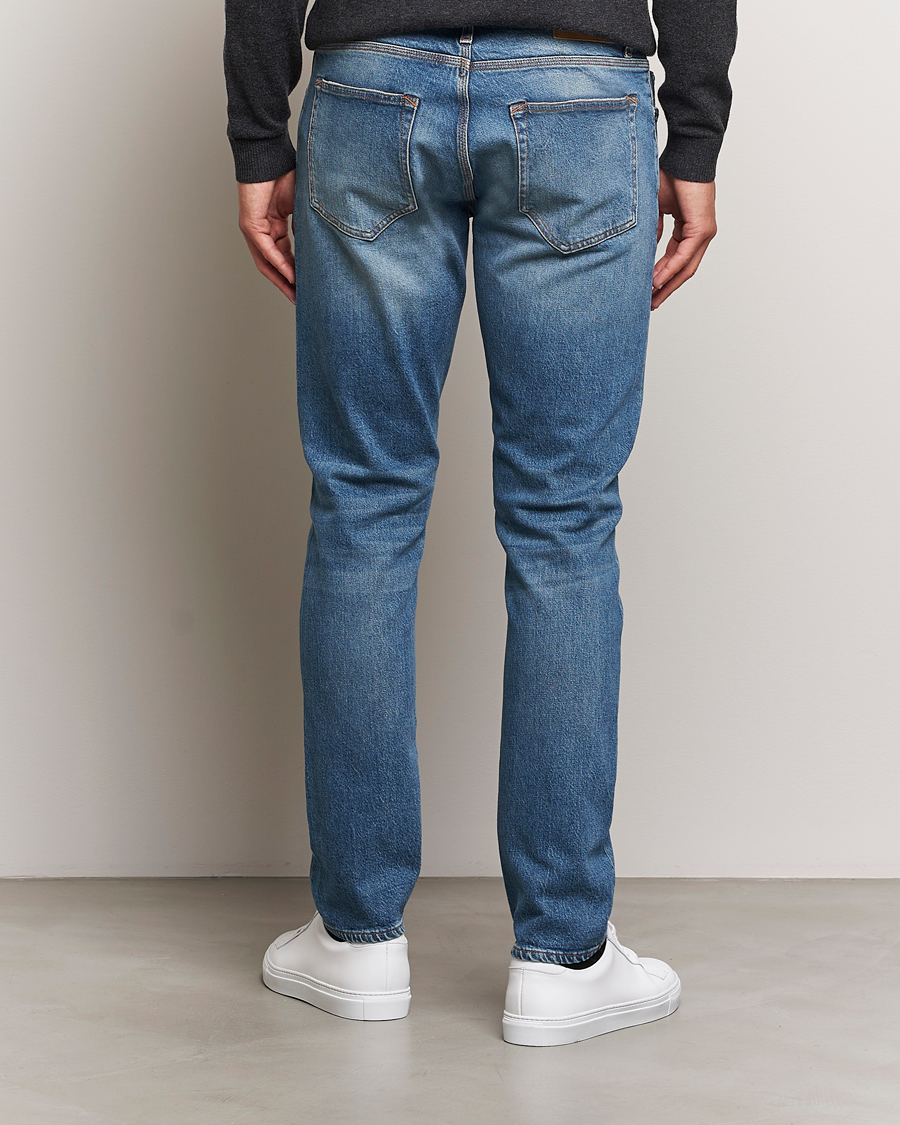 Men | Jeans | Tiger of Sweden | Pistolero Stretch Cotton Jeans Medium Blue