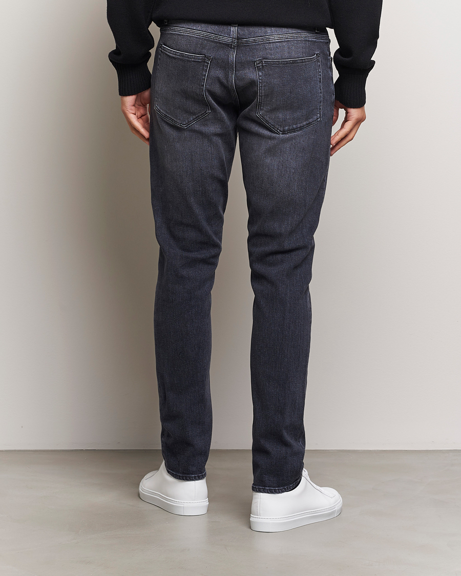 Men | Jeans | Tiger of Sweden | Pistolero Stretch Cotton Jeans Washed Black