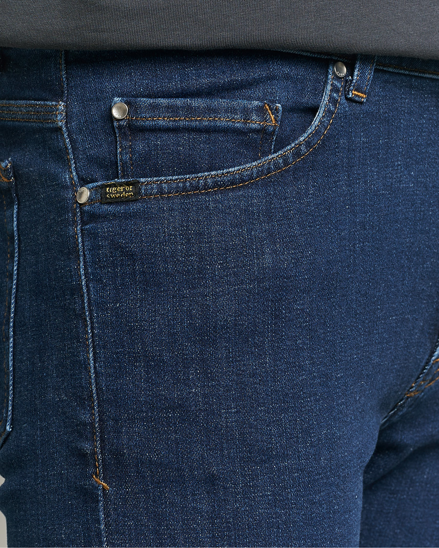 Men | Jeans | Tiger of Sweden | Evolve Stretch Cotton Jeans Medium Blue