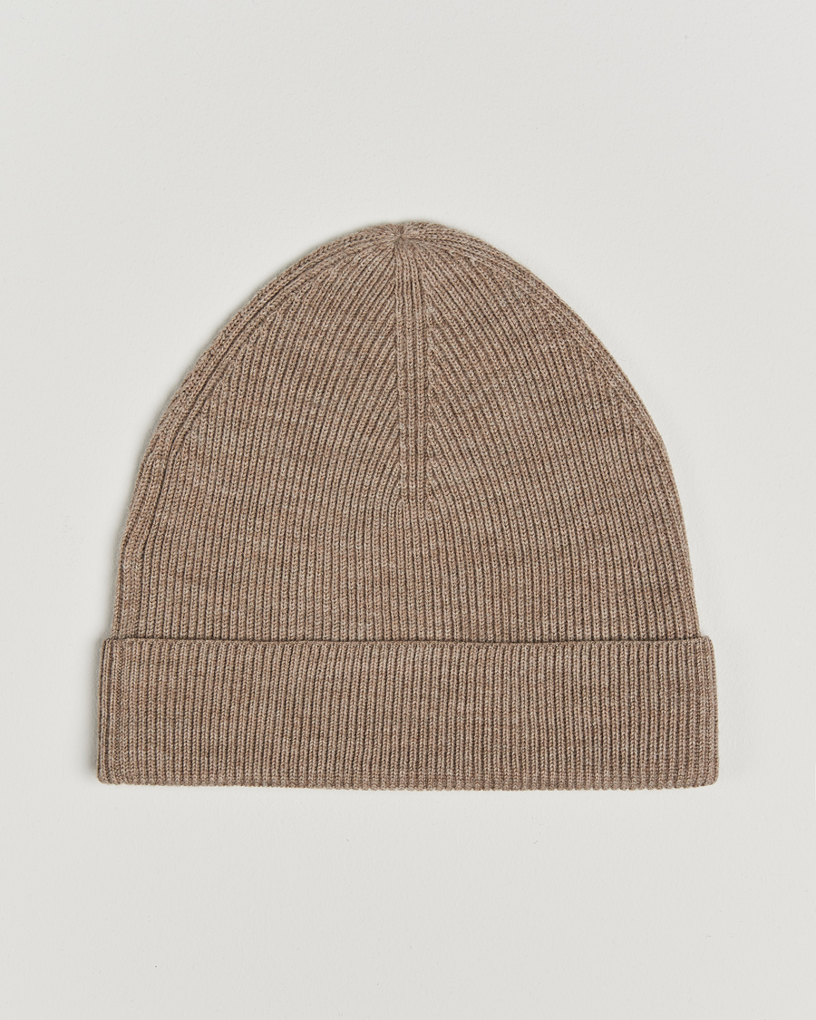 Men | Tiger of Sweden Caldu Wool Beanie Beige Melange | Tiger of Sweden | Caldu Wool Beanie Beige Melange