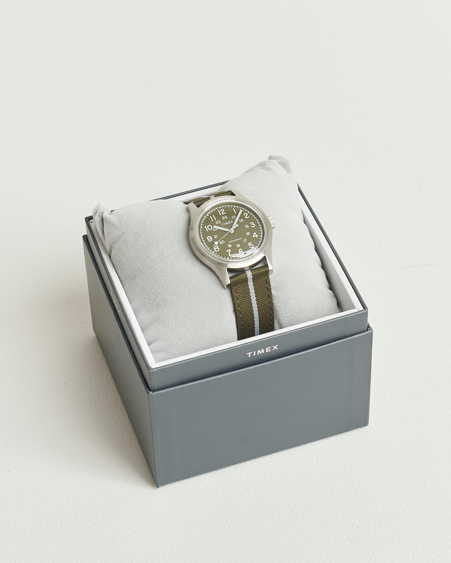 Men | Timex MK1 Mechanical 36mm Green Dial | Timex | MK1 Mechanical 36mm Green Dial