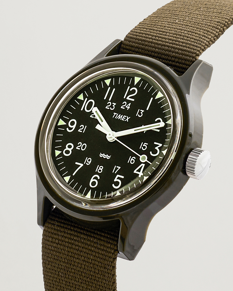 Men | Timex MK1 Resin 36mm Green Dial | Timex | MK1 Resin 36mm Green Dial