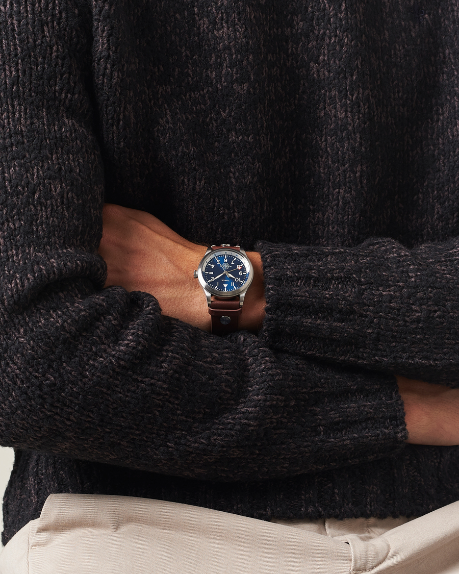 Men | Timex Pan Am GMT Stainless Steel 39mm Blue Dial | Timex | Pan Am GMT Stainless Steel 39mm Blue Dial