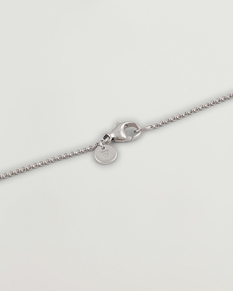 Men | Jewellery | Tom Wood | Cushion Pendant Tiger Eye Silver