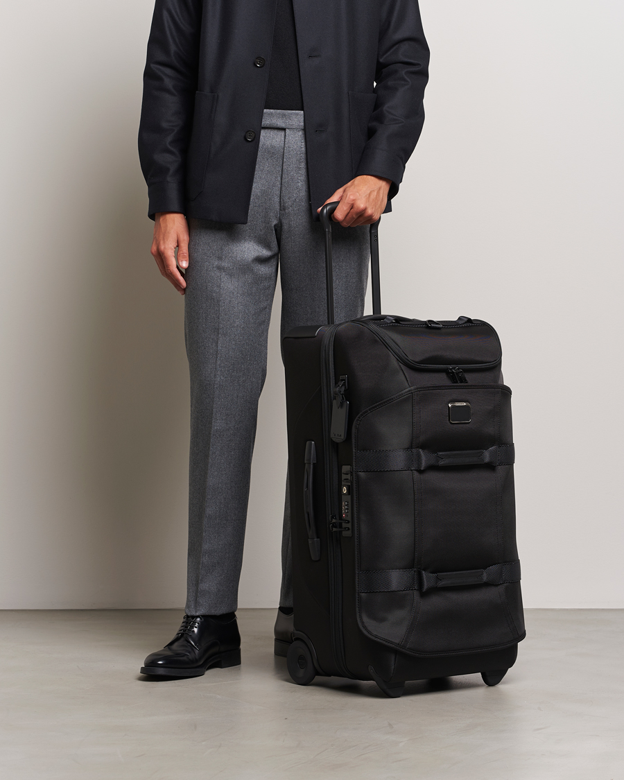 Men | Bags | TUMI | Alpha Bravo Expandable Wheeled Duffle Black